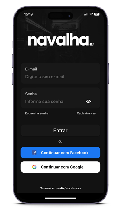 Navalha smartphone